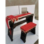 원목 거문고 테이블 거치대 의자 책상 서예 붓글씨 전통 악기 스탠드 가야금 : 차이나는스토어-