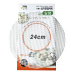 다용도 실리콘 찜시트 22cm 원형 찜기 만두 깔개 깔판 보자기 찜요리 : 다인네