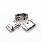 마이크로 USB 커넥터 모바일 충전 포트, 삼성 2017 J7 j3 j5 Pro F 핀, 10 개 : ELWOOD