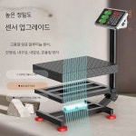 스탠딩 전자저울 쌀 중량 정육점 측정기 야채 과일 식당 계량기 수산시장 디지털 대형 농산물 : 멸칭기