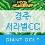 서라벌cc 1박2일 경주골프장 골프패키지 : 자이언트 골프패키지