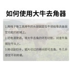 소뿔 제각기 탈각기 제거기 전동 산양 염소 무선 : 한크물산