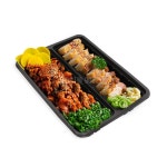 정육포장용기 2칸 SS-2C (PP) 400개 1박스 : 에스엔디몰