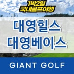 대영베이스cc 힐스cc 충청도 충주골프 1박2일 패키지 : 자이언트골프 국내해외 예약