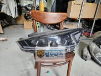 중고 기아 올 뉴 K7 하이브리드 운전석 라이트 풀LED 14P 마개없는타입 (92101-G0200) (16년~19년) 전조등 헤드램프 : 범모터스