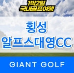 강원도골프 알프스대영cc 1박2일 횡성골프장 패키지 : 자이언트 골프패키지