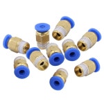 3D 프린터 부품 공압 커넥터, PC4-01 1.75mm PC6-01 3.0mm PTFE 튜브 커플러, J 헤드 피팅, V5 V6 핫엔드용, 5/10 개 : 청하샵