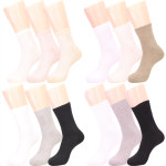 한덕양말 무압박 당뇨 100%순면양말 사계절 무좀 부종 임산부 고무잘라신는분 3켤레 : hdc한덕