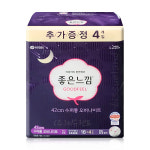 좋은느낌 오리지널 수퍼롱 (16+4매) 생리대 오버나이트, 20개입, 3팩 : 주식회사 티슈랜드