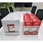 믈레코비타 멸균우유 3.2% 1L 폴란드 수입 우유 1000ml 12팩 세트 : 자연바다