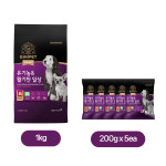 유기농&활기찬 일상 가수분해 닭고기 강아지 사료 항산화, 1kg, 1개 : 정관장 지니펫