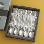 (100개)인스푼 대량 기념품수저세트 희 소울 실버 5인용 수저제작 : 홍보물우산볼펜타올기념품선물