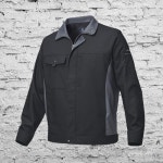 지벤 춘하 블랙 작업복 상의 봄 여름 점퍼 근무복 ZB J2402 증정품 일회용우비+손자수 포함 : 지엔생활안전