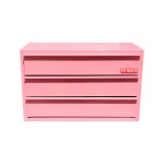 탑마스타 철재 서랍장 TD-03W 3단 와이드 수납장 국내산 완벽A/S : 명품금속