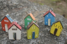 우드 미니하우스 집모형 미니어처 장식품 : 키큰나무공방