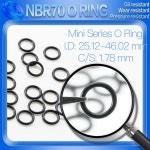 니트릴 고무 블랙 NBR CS 1 78 MM ID 25 12  26 7  28 3  29 87  31 47  33 05 MM  O 링 개스킷  내유성 방수  100PCs 로트 : 지산무역사