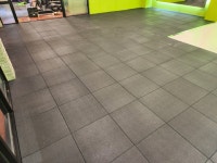고무블럭 매트 헬스장바닥 유광 코팅 탄성 25T : hnb-floor
