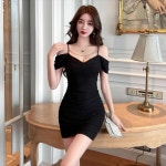 데님 미니 원피스 클럽 여성 맞 여름 숄더 수천 개 서스펜더 스커트 : 이태리 백화점