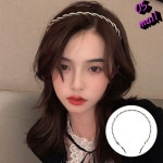 심플 진주 꽈배기라인 머리띠 헤어밴드 : 쏠스토어샵