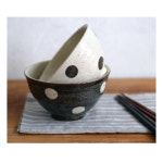 스튜디오엠 도자기 밥그릇 물방울 밥공기 S 스몰 : 100MU