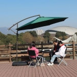 대형 큰 전원주택 파라솔 테라스 옥상 횡단보도그늘막 쉽터 : 참서비스