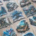 London Gifties 마스킹 테이프 Books under a spell 3D Gloss PET 10m LG 282(cut) : 톤페이퍼