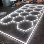 LED 벌집 조명 라이트 천장 램프 세차장 카센터 인테리어 샵 육각형 카페 튜닝 : 셀링체인저