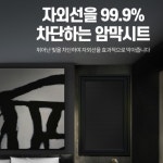 유리창 시트지 햇빛차단 단열 창문 암막 썬팅지 사생활보호 : 엠제이원 잡화점