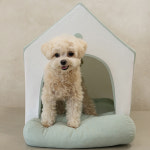 강아지집 하우스 애견 사계절 숨숨집 텐트 베이지 M : 슈퍼 펫