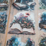 London Gifties 마스킹 테이프 Books under a spell 3D Gloss PET 10m LG 282(cut) : 톤페이퍼