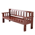 원목 평상벤치 실내 거실 나무벤치의자 등받이 긴벤치 : 뉴니크얌