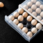 대용량 30구 계란 보관함 수납 서랍 30구 케이스 달걀 정리함 계란 트레이 : 두번째 공간
