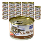 테비 모두의참치 참치&닭안심 고양이 냥이 캔 간식 160g 1박스24캔 : 인써니몰