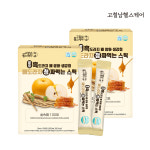 [100포+100포] 발효 흑도라지 배 쌍화차 생강청 배도라지청 스틱 배즙 도라지즙 고철남 100포, 2개 : 고철남 공식스토어
