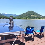 솔라킹 아웃도어 태양광 테이블 캠핑 낚시 패널 1200x600 접이식 휴대용 폴딩 충전 : 더강남공구철물