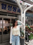 여성 플라워 나시 : 히피플