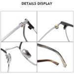Model No H2334 가볍고 튼튼한 초경량 티타늄 안경테 품질보증 Titanium-IP 최신트렌드 명품디자인 : 굿딜유통