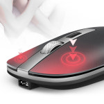 블루투스 무선 마우스 충전식 슬림 마우스 사무실 피씨방 : 킴스 팩토리