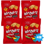 어가찬어포튀김 바삭바삭 청양고추 100g 4봉 : 송라스토어