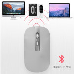 블루투스 무선 마우스 충전식 슬림 마우스 사무실 피씨방 : 킴스 팩토리