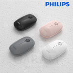 필립스 저소음 무선 마우스 SPK7378 미니 양손형 사무용 노트북 휴대용 작업용. : 가람이노베이션