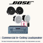 보스  FS2C  GNS MA-220 음향패키지 앰프 실링스피커 4개  카페 매장 프랜차이즈 회의실 상업용 패키지 : 사운드모두