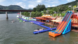 가평 잠빌 더케이 수상레저 패키지 종일권 애견동반 가능 빠지 숙박 무제한 바베큐 펜션 : 잠빌 스키보드 아카데미