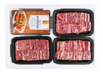 [고산농협] 1등급이상 한우 암소 갈비세트 1호 (냉동) (암소갈비 700g x 3, 양념장) : 고산농협