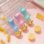실링왁스 손잡이 실링왁스 스탬프 인장 01.mini pink : 헤음