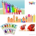 넘버블록스 1-30 (1-10 + 11-20 + 21-30 세트) 수학교구 숫자블럭 넘버블럭스 : Jangnangamshop