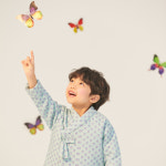 아이로와 현대한복 무궁화 하늘 저고리 연두 아이보리 풍차바지 어린이집 유치원 한복 : 아이로와