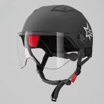 오토바이 여름 헬멧 스쿠터 반모 하프 하이바 시원한 썬바이저 경량 클래식 : 구대프로