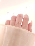 1부 큐빅 랩그로운다이아 14K 18K 반지 데일리 여자 금반지 : 디어링 DearRing
