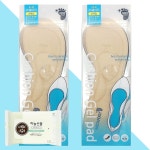 메디풋 발편한 쿠션젤 스웨이드 BS-08 2개입 2개(+하늘선물 물티슈 10매) : 미미하우스코리아